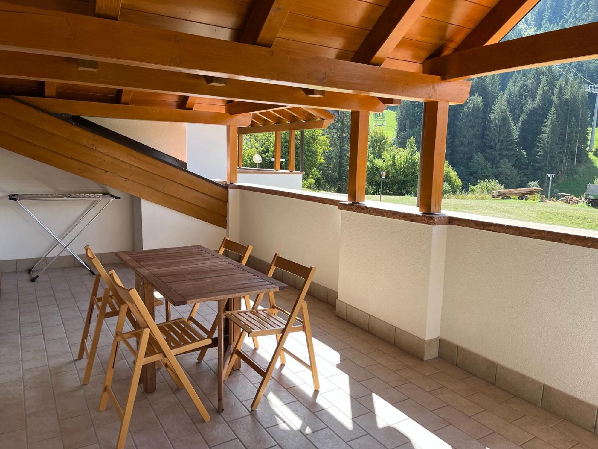 Attico In Legno Ad Andalo Apartamento Exterior foto